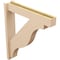 Ekena Millwork 5 1/2-in W x 28-in D x 32-in H Funston Block Rough Cedar Woodgrain TimberThane Outlooker, Primed Tan OUTUR055X28X32FST44RCPR - alternate 2